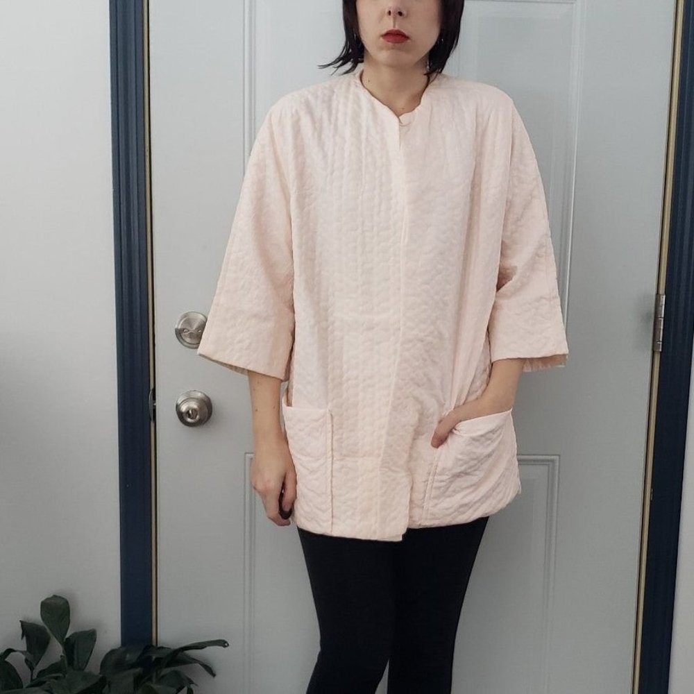 50s/60s Pink Quilted Robe